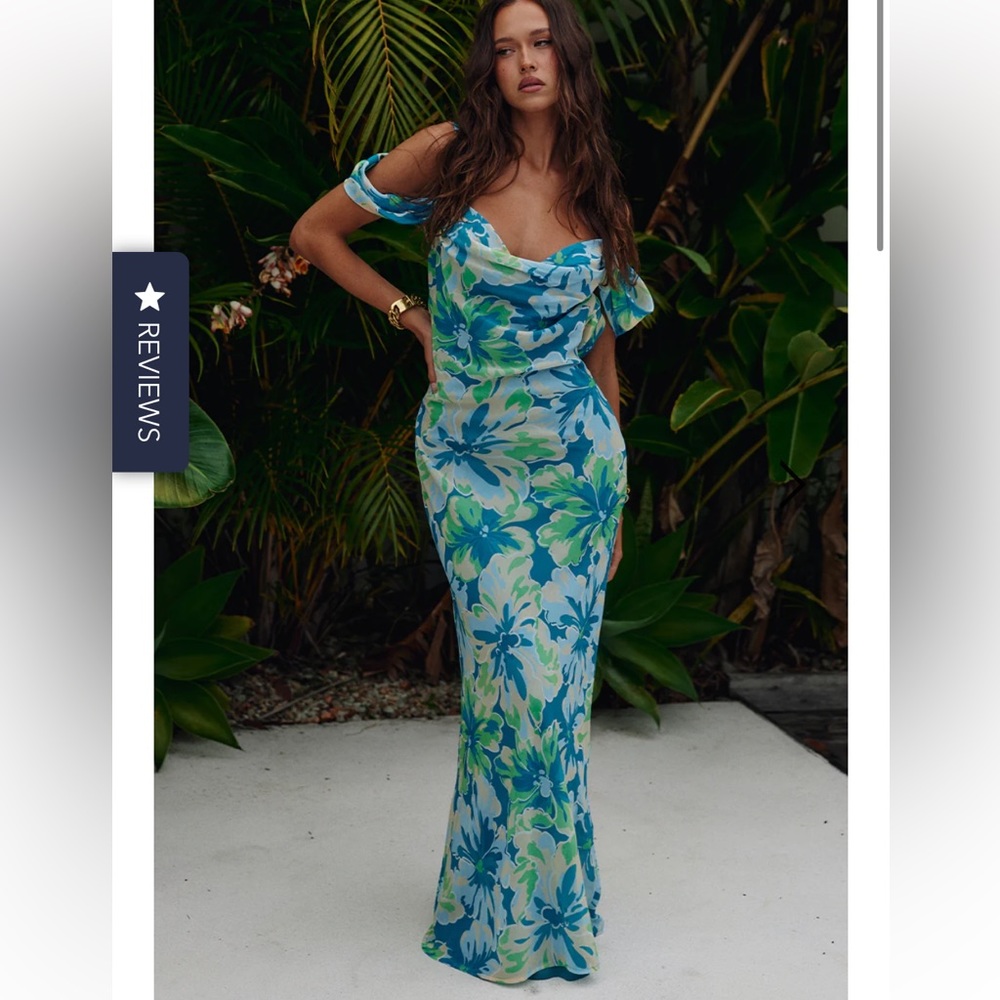 SEVEN WONDERS Longina Maxi Dress Green